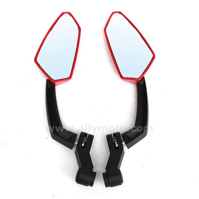 88 Universal Motorcycle Custom Rearview Side Mirror 10Mm 8Mm For-Chopper-Honda-Yamaha-Suzuki@2